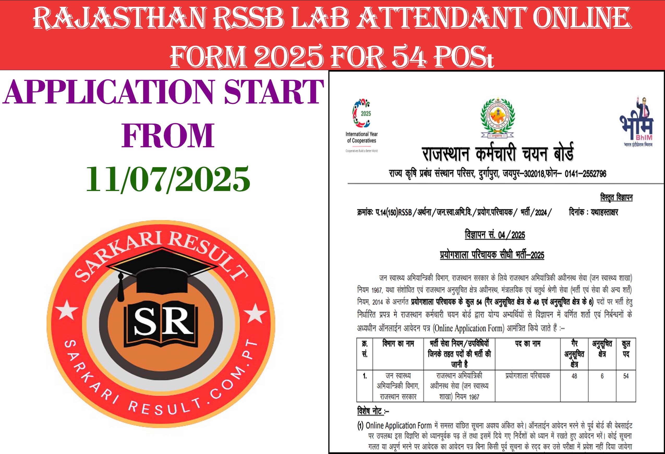 RSSB Lab Attendant